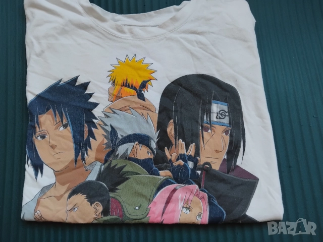 NARUTO - тениска Fishbone - Наруто, снимка 2 - Тениски - 52849984