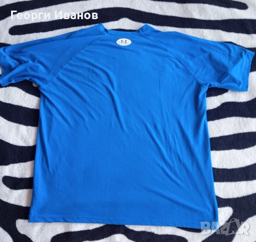 UNDER ARMOUR L КАТО НОВА оригинална тениска UA фланелка T-shirt jersey, снимка 5 - Тениски - 52502626