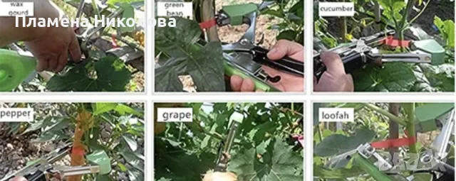 🌿 Градински инструмент за връзване – Лесно и удобно закрепване на растения! 🌿 , снимка 2 - Градински мебели, декорация  - 50084616