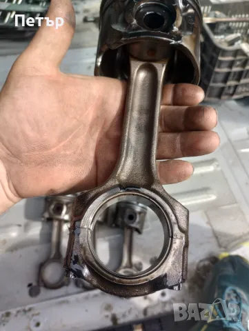 Бутало биела Пежо 807,607 ситроен ц8 ланчия федра 2.2хди код мотор 4HW 10DZ33, снимка 3 - Части - 50197912