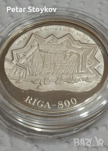 Голяма сребърна монета., снимка 2 - Нумизматика и бонистика - 52495657