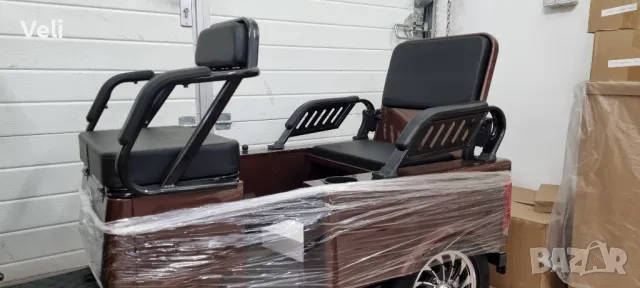 Електрическа триколка карго лукс двуместна и товарна , снимка 3 - Мотоциклети и мототехника - 50158578