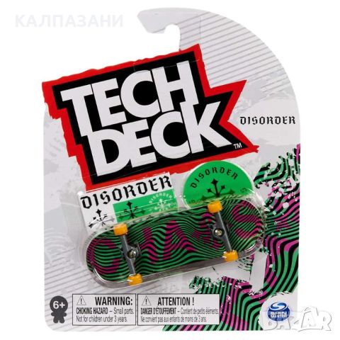 TECH DECK Мини скейтборд 1 брой 6067049, снимка 5 - Игри и пъзели - 46099231