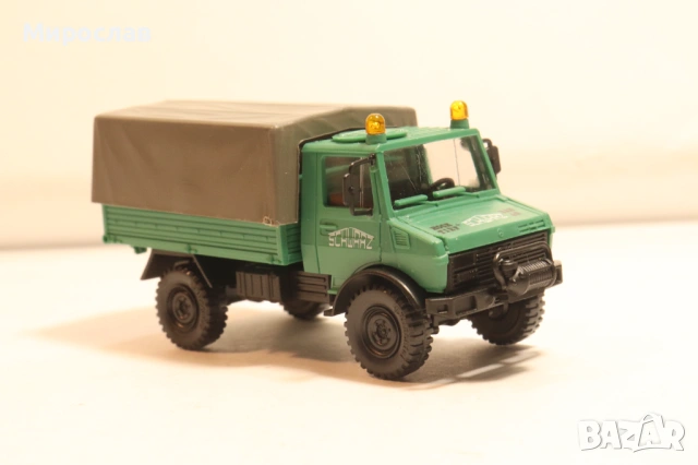 ROCO H0 1/87 MERCEDES UNIMOG КОЛИЧКА КАМИОН МОДЕЛ, снимка 5 - Колекции - 54076357