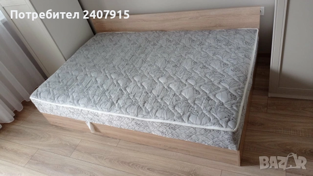 Приста легло с матрак и ракла 120х190
