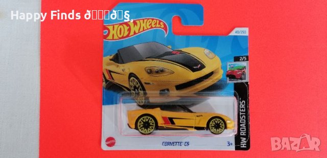 💕🧸Hot Wheels New case 24 Corvette C6 HW Roadsters, снимка 1 - Колекции - 46114822