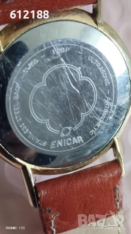 Enicar -Ultrasonic  Swiss -25 Jewels, снимка 3 - Мъжки - 50324498