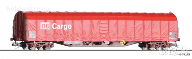 Вагон с брезентов покрив Rils 652 DB Cargo TT 1:120 Tillig 15751, снимка 1 - Колекции - 46191927