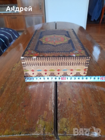 Стара дървена кутия #11, снимка 4 - Други ценни предмети - 52171783