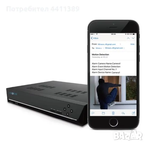 Reolink RLN8-410 (NVS8) PoE 8 канален NVR DVR 2TB хард диск, снимка 4 - Комплекти за видеонаблюдение - 49503546