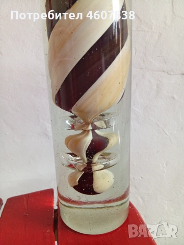 Ваза murano 23 см, снимка 3 - Декорация за дома - 53664228