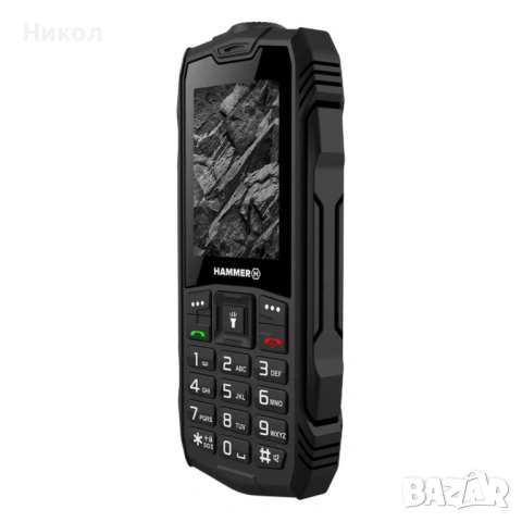 Мобилен телефон MyPhone - Hammer Rock, 2.4'', 32MB/32MB, черен, снимка 5 - Други - 53037846