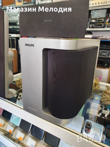 Тонколони / Бас каса с център и две тонколони Philips / Subwoofer SW 3110P, Philips CS 3110P  В отли, снимка 4 - Тонколони - 44950895