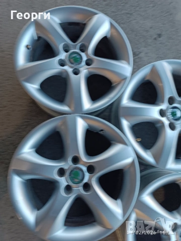 4бр.алуминиева джанта 15 цола за Skoda 5x100, снимка 3 - Гуми и джанти - 53666450