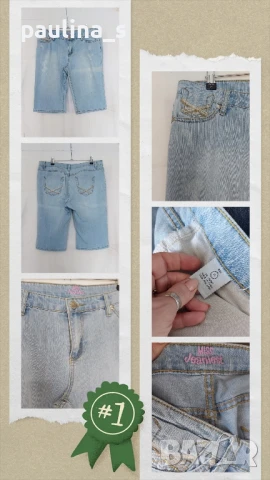 Пет различни броя / Маркови дънкови бермуди , снимка 8 - Къси панталони и бермуди - 50962472