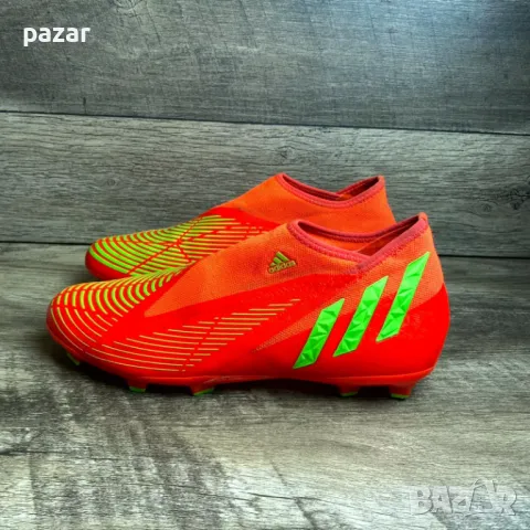 ADIDAS GW1000 Predator Edge 3 FG Оригинални Бутонки Калеври Чорап Без Връзки 43-43.5 27.5см, снимка 2 - Футбол - 49628153
