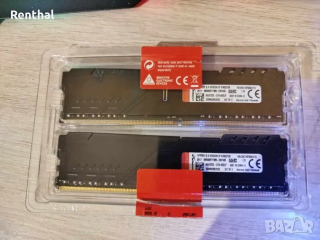 Kingston HyperX Fury 2x8GB(16GB) DDR4 2666Mhz, снимка 2 - RAM памет - 48292993