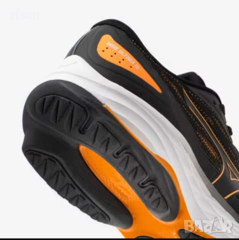 Мъжки маратонки MIZUNO wave ultima 15, черно/оранжево. Нови с етикетите по тях !
, снимка 2 - Маратонки - 45649962