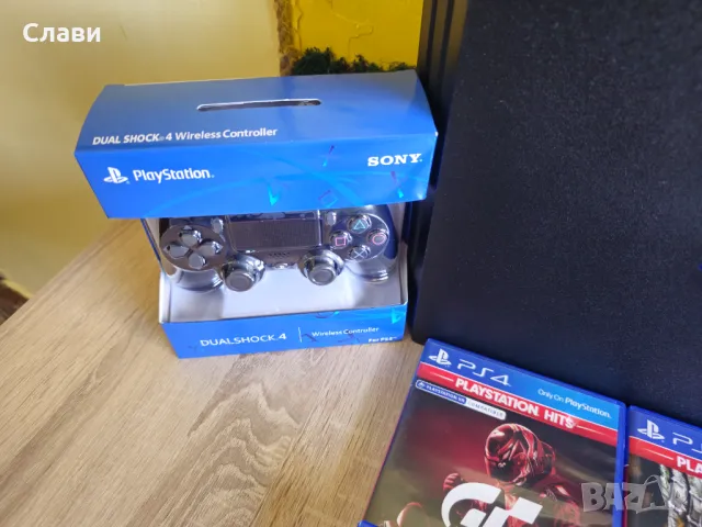 PlayStation 4 PRO 1TB PS4 ПС4 ПРО+2 Нови Джойстика+4 Игри+Гаранция, снимка 4 - PlayStation конзоли - 47069199