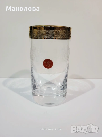 Комплект кристални чаши Murano Medici за допълнение на сервиз., снимка 2 - Други ценни предмети - 53183842