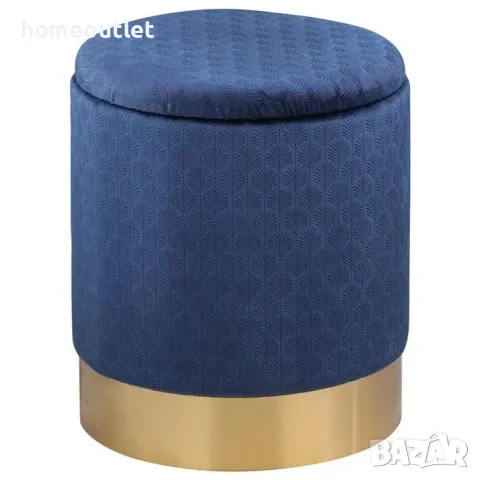 ПРОМОЦИЯ Елегантна табуретка OTTOMAN O201904B, снимка 2 - Дивани и мека мебел - 50219206