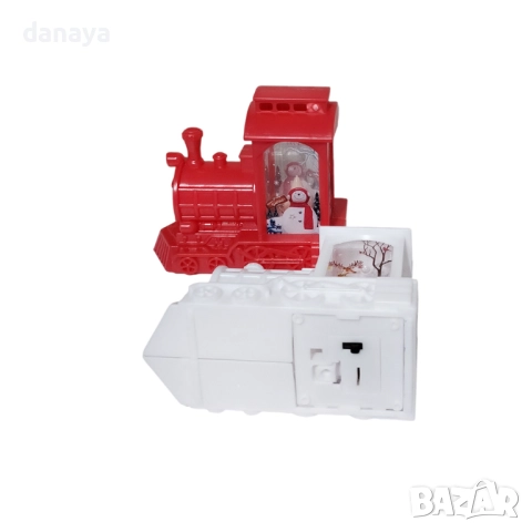 6225 Светеща коледна украса Влакче, снимка 7 - Декорация за дома - 52392157