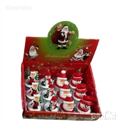 12 Коледни ароматни чаени свещи в кутия, снимка 5 - Декорация за дома - 52485107