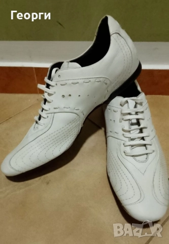 Ликвидация: Нови мъжки маратонки Democrata естествена кожа