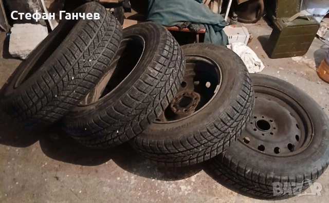 4 бр. зимни гуми с джанти 195/65 R15 от Ситроен Пикасо, снимка 9 - Гуми и джанти - 54016727