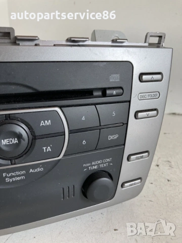 CD плейър MP3 с CD чейнджър D за Mazda 6 2.0D Estate (2009) GS1E669RXA, снимка 2 - Части - 53714007