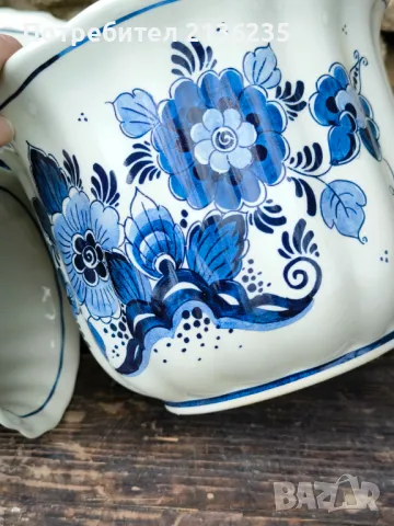Порцеланови кашпи Делфт, снимка 4 - Антикварни и старинни предмети - 50049315