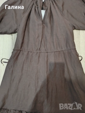 Кафява лятна рокля, снимка 3 - Рокли - 52249099