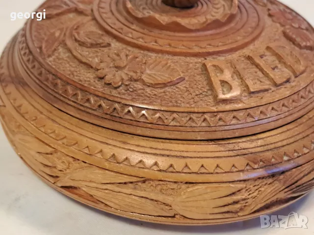 дървена кутия дърворезба 25/3, снимка 4 - Антикварни и старинни предмети - 50090398