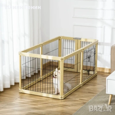 PawHut Кошарка за кученца „Направи си сам“ 6 решетки, снимка 9 - За кучета - 51792289