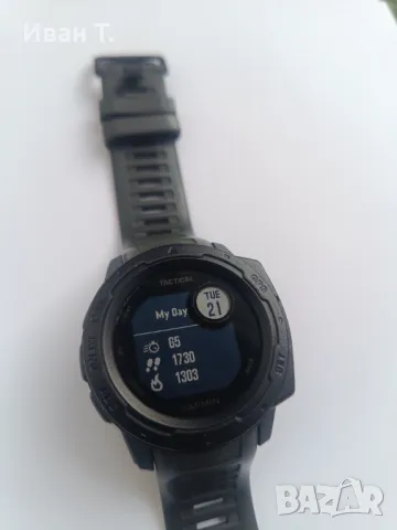 Garmin Instinct Tactical Edition - като нов, снимка 1 - Смарт часовници - 48770651