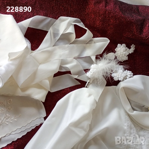 Булчинска рокля от 80-те години , снимка 4 - Колекции - 52972265