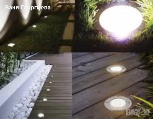 Соларна Градинска Лампа от Неръждаема Стомана 10 Lumens, снимка 3 - Градинска техника - 49377318