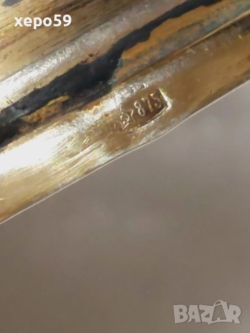 СССР-лот от много редки сребърни руски и един турски подстакани/ сребро 875, снимка 7 - Антикварни и старинни предмети - 52825209