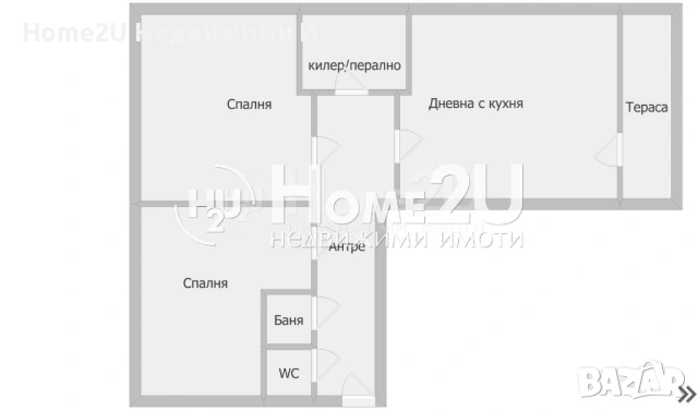 !!ЦЕНТЪР!!ОБЗАВЕДЕН!! ТУХЛА!! СРЕДЕН ЕТАЖ!! АСАНСЬОР!!, снимка 17 - Апартаменти - 54029900