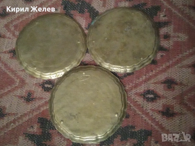 Китайси месингови чинии 54276, снимка 6 - Антикварни и старинни предмети - 53610134