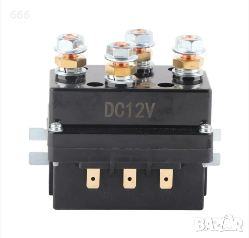 Лебедка соленоидно реле 12V 500A 10x8.7x5.5cm, за ATV UTV