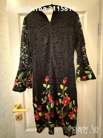 Дамска елегантна рокля дантела , снимка 2 - Рокли - 50205704