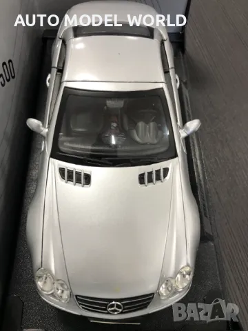 PREMIUM метална колекционерска количка MERCEDES SL500 AMG 2002г. 1:18, снимка 5 - Колекции - 47145883