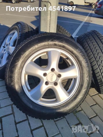 16" джанти 5x114.3 + зимни гуми 215/65R16 DOT2022 Honda CR-V, снимка 2 - Гуми и джанти - 53762606