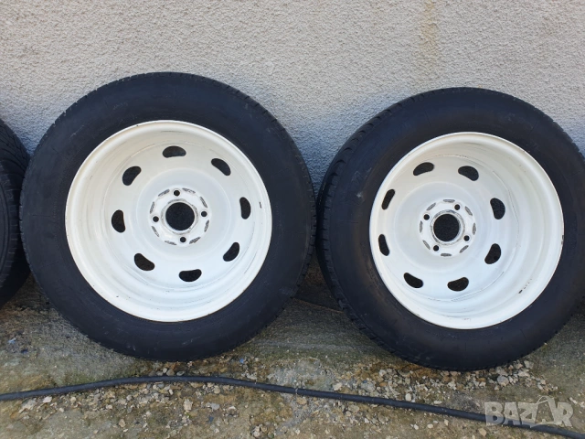 Джанти с гуми за Citroen 4x108 15“ прахово боядисани, снимка 6 - Гуми и джанти - 53669613