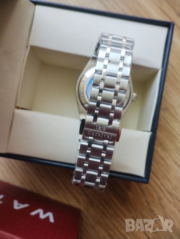 Нов автоматичен часовник"I&W", снимка 2 - Мъжки - 54130211