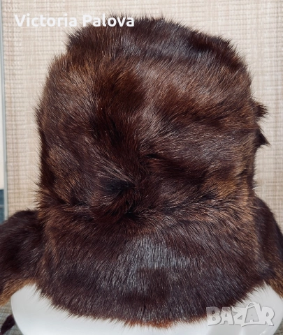 Шапка ушанка от качествена козина - автентична класика, снимка 7 - Шапки - 52325023