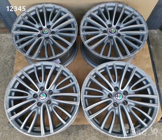 спорт-пакет 18’’5x110 оригинални за ALFA ROMEO/АЛФА РОМЕО-№590, снимка 3 - Гуми и джанти - 51078749