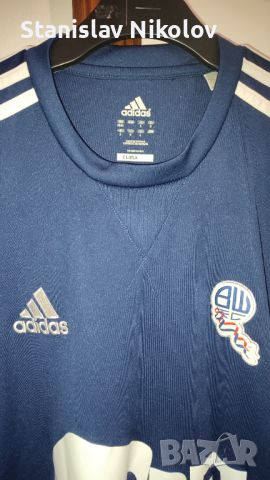 Футболна тениска на Болтън Уондърърс x Adidas 2012-2013, size L, снимка 2 - Спортни дрехи, екипи - 46296256