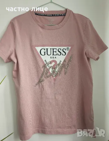 100% оригинална дамска тениска Guess Icon, снимка 1 - Тениски - 48486312